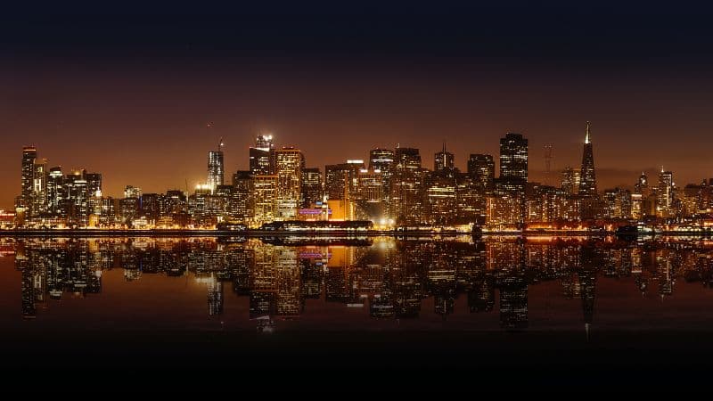 San Francisco City Skyline Wallpaper
