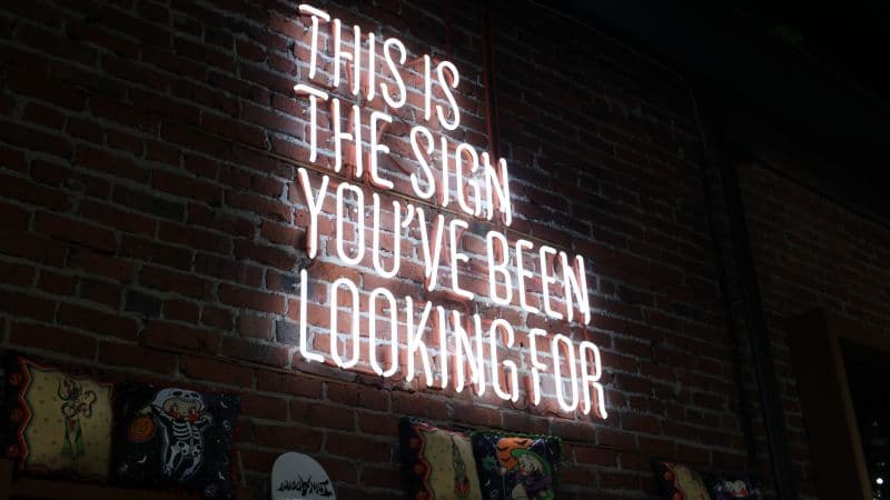 This Is The Sign You've Been Looking For Wallpaper