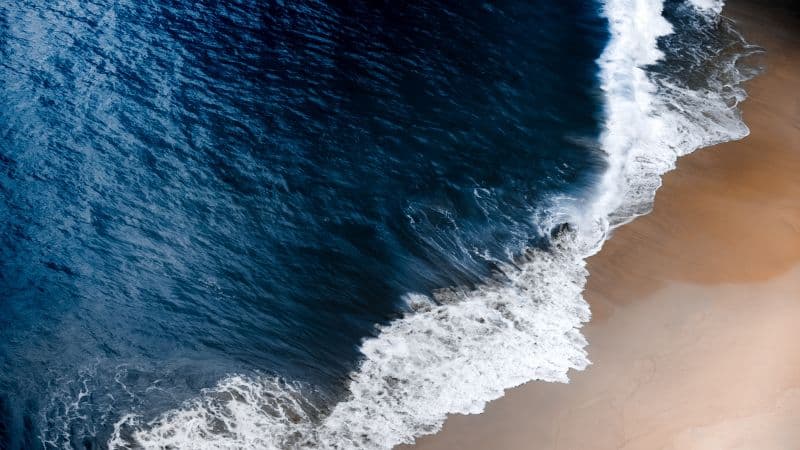 Coastal Ocean Waves Wallpaper