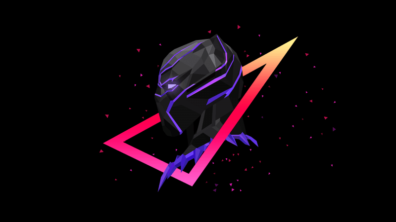 Black Panther AMOLED Wallpaper