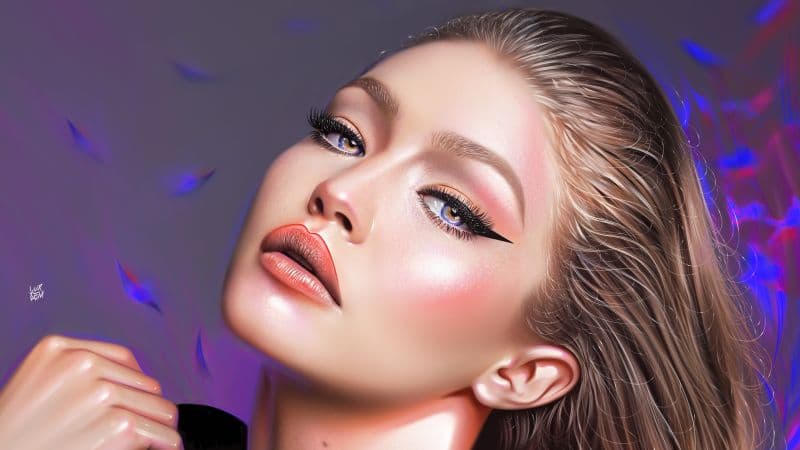 Gigi Hadid Portrait Wallpaper