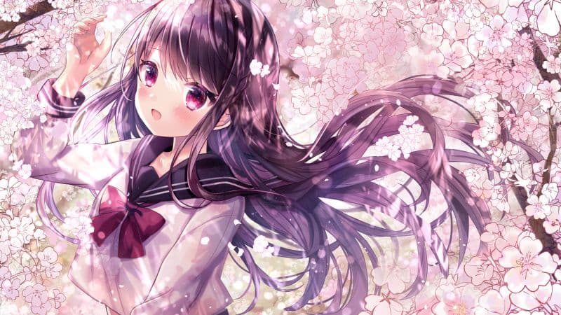 Anime girl Girly Wallpaper