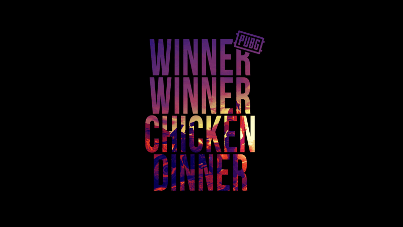 Winner Winner Chicken Dinner PUBG Wallpaper