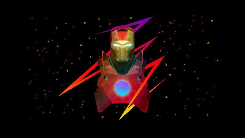 Iron Man Digital Art Wallpaper
