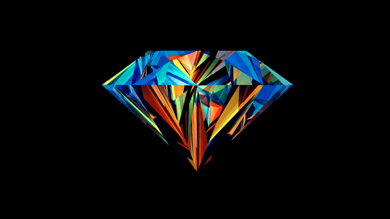 Diamond Low poly Wallpaper