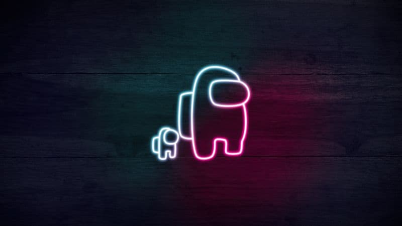 Among Us Dark aesthetic Wallpaper