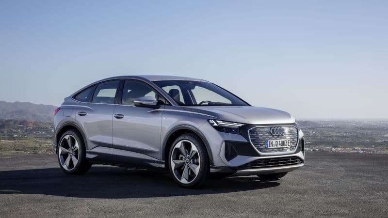 Audi Q4 Sportback 50 e-tron S line 2021 Wallpaper