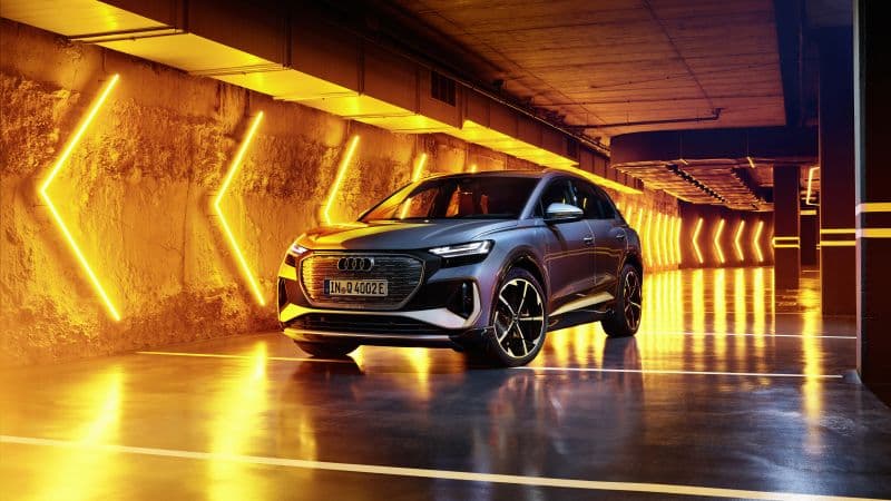 Audi Q4 50 e-tron S line 2021 Wallpaper