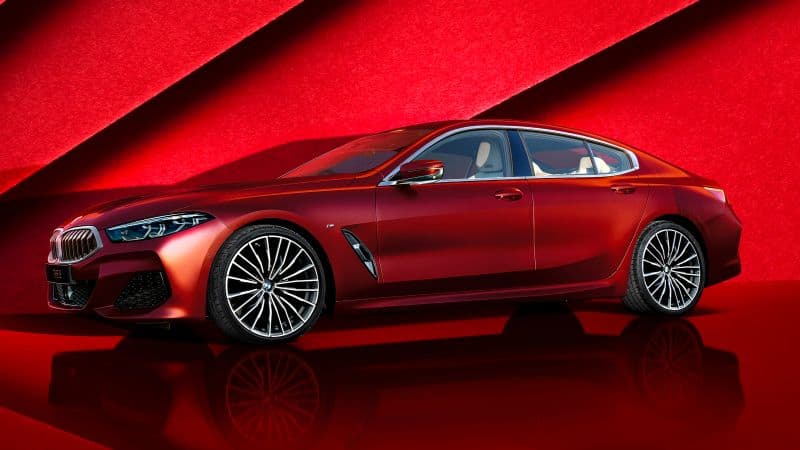 BMW 8 Series Gran Coupé Red Wallpaper