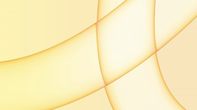iMac 2021 Yellow background Wallpaper