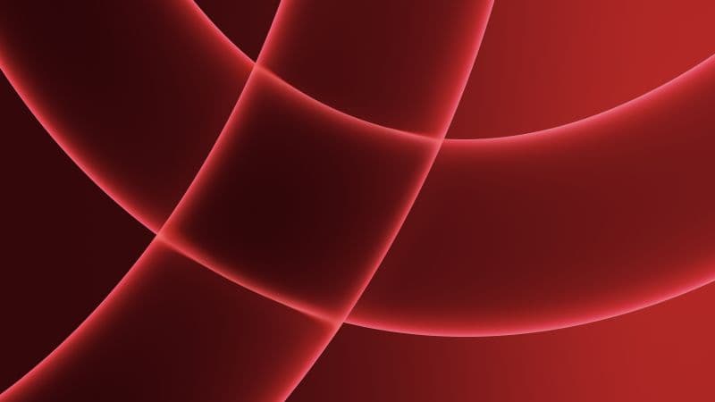 iMac 2021 Red background Wallpaper