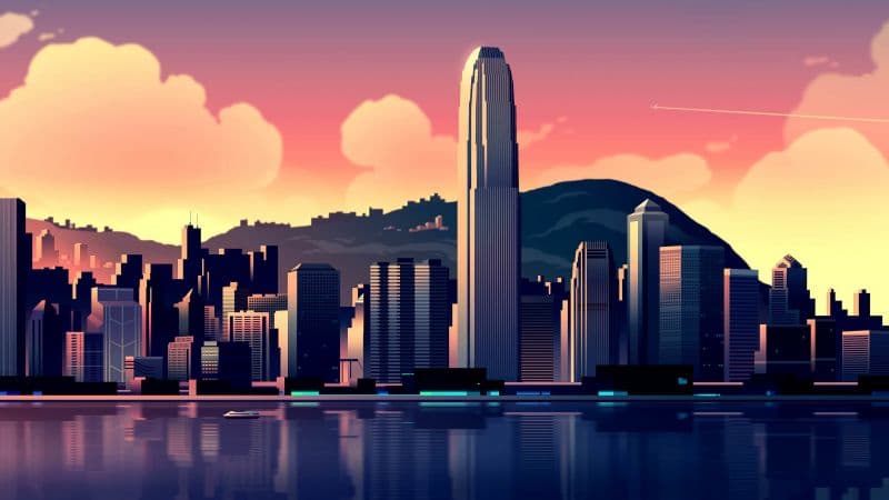 Hong Kong Illustration Wallpaper
