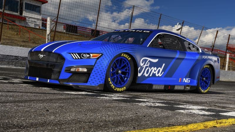 Ford Mustang NASCAR Race Car Wallpaper