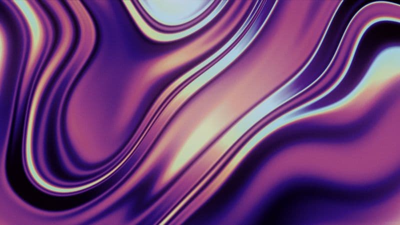 Purple Abstract Waves Wallpaper