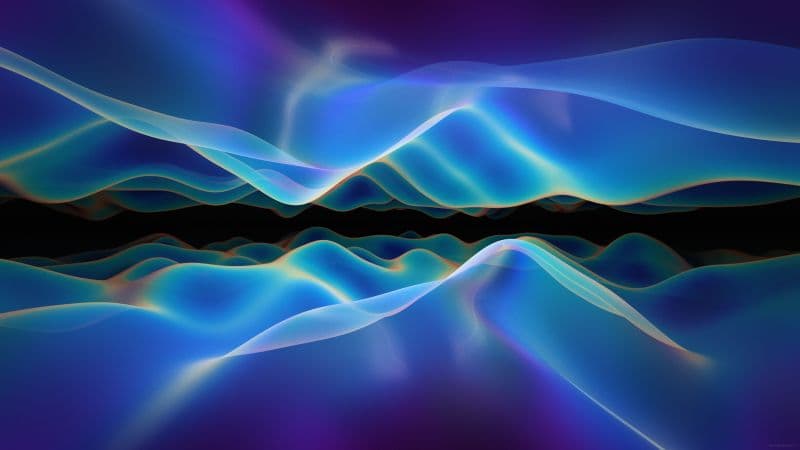 Symmetrical Waves Wallpaper