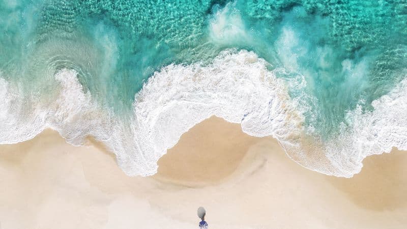 Beach Alone Wallpaper