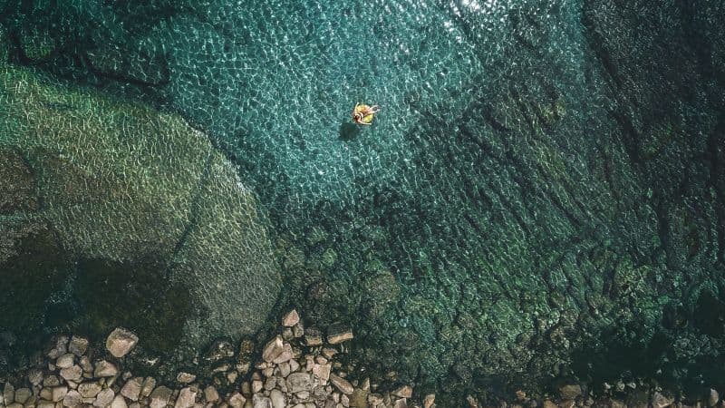 Aerial view Summer Wallpaper