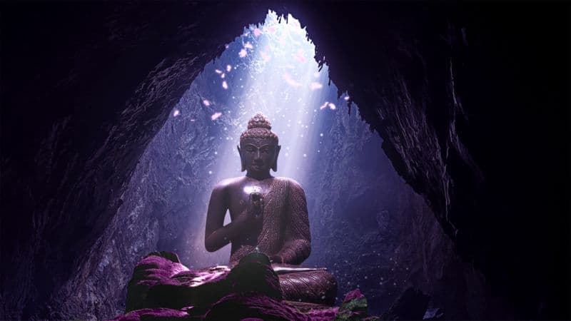 Lord Buddha CGI Wallpaper