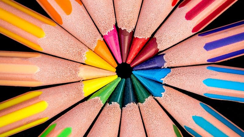 Color pencils Multicolor Wallpaper