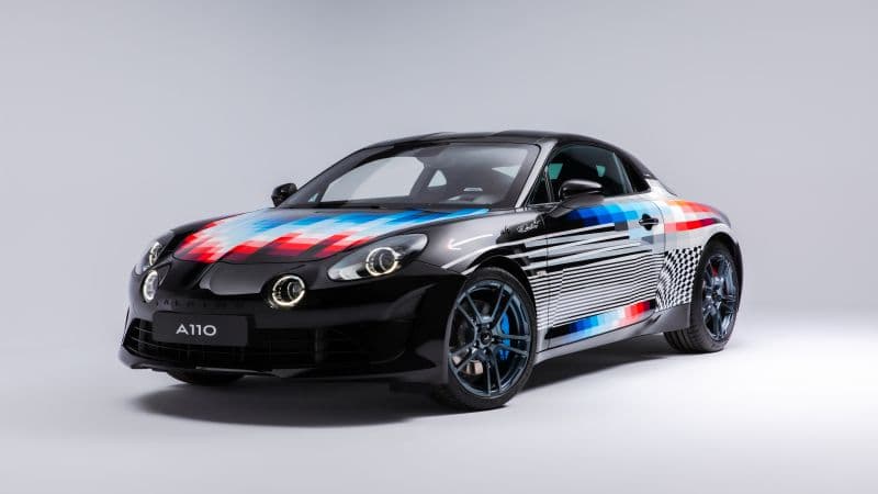 Alpine A110 x Felipe Pantone Art Car Wallpaper