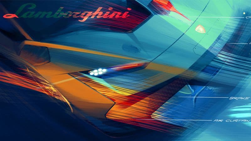 Lamborghini Huracán Super Trofeo EVO2 Concept design Wallpaper