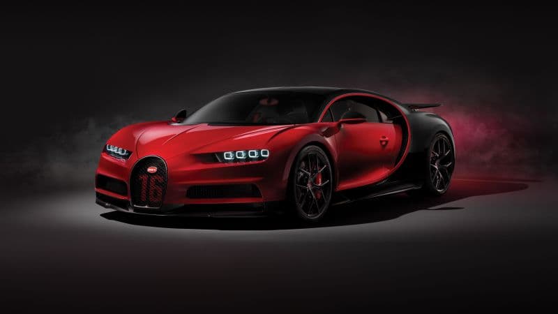 Bugatti Chiron Sport Dark background Wallpaper