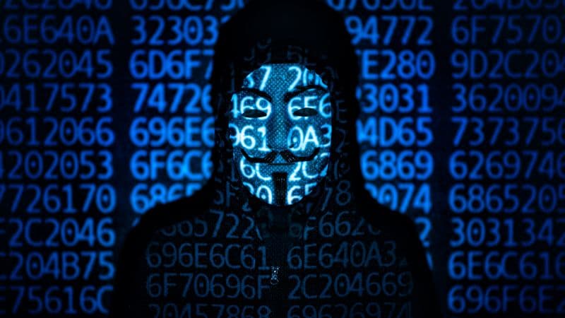 Hacker Guy Fawkes mask Wallpaper