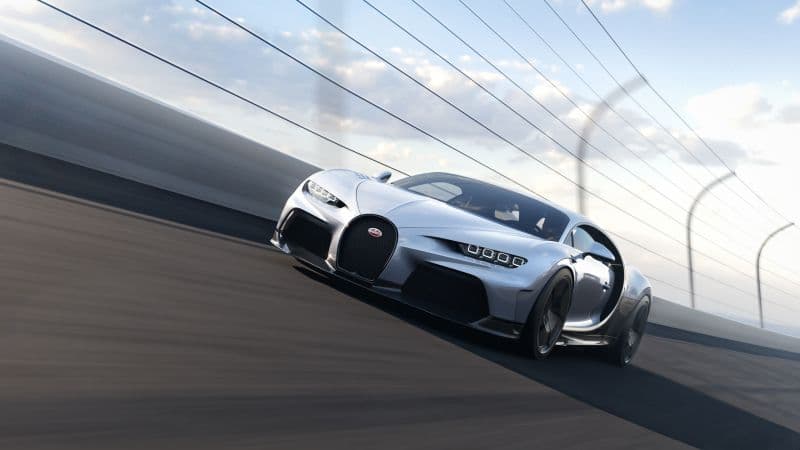 Bugatti Chiron Super Sport Race track Wallpaper