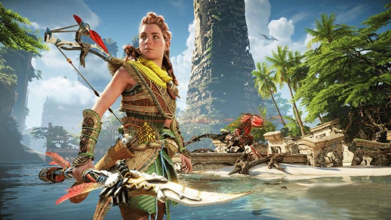 Aloy in Horizon Forbidden West 5K Wallpaper
