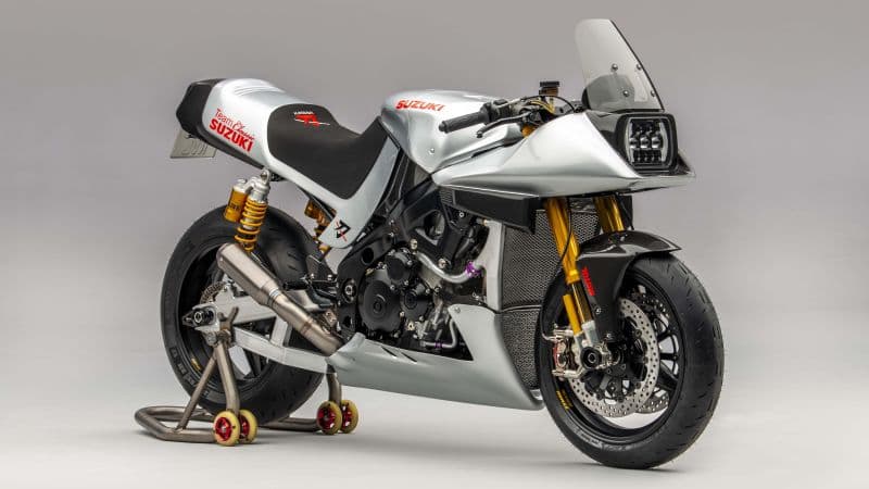 Team Classic Suzuki Katana 5K Wallpaper