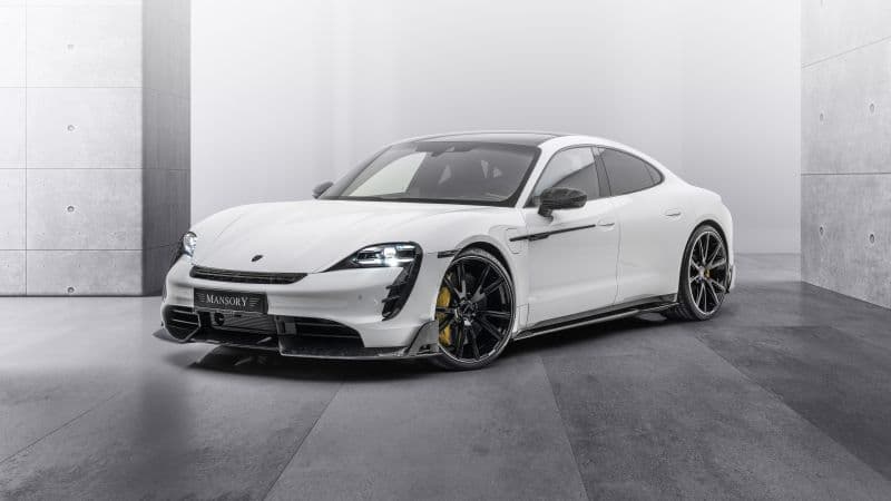 Mansory Porsche Taycan Turbo S 2021 Wallpaper