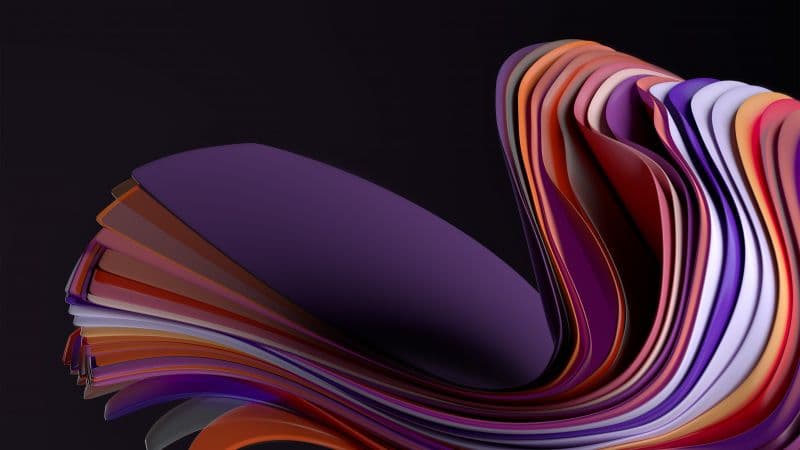 Windows 11 Abstract Dark Mode Wallpaper