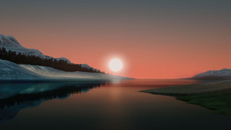 Windows 11 Sunset Wallpaper