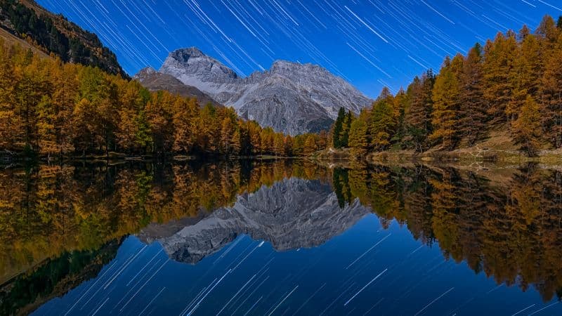 Lai da Palpuogna Switzerland Wallpaper