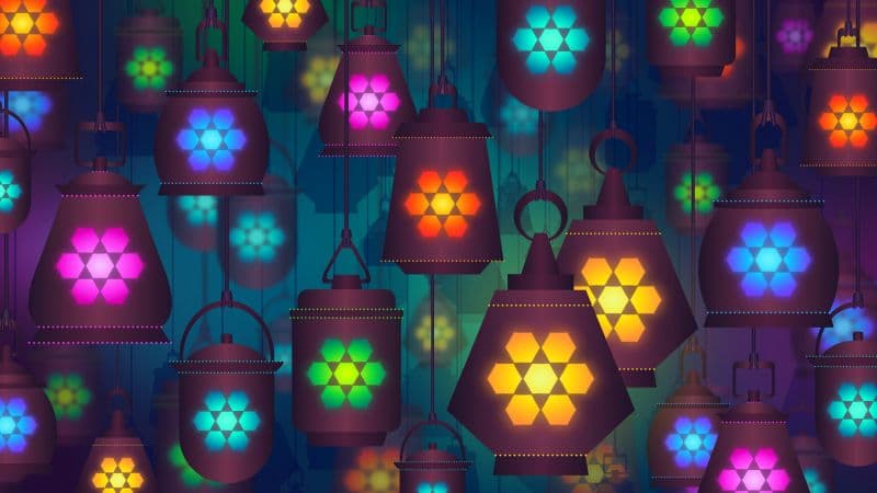 Lanterns Lamps Wallpaper