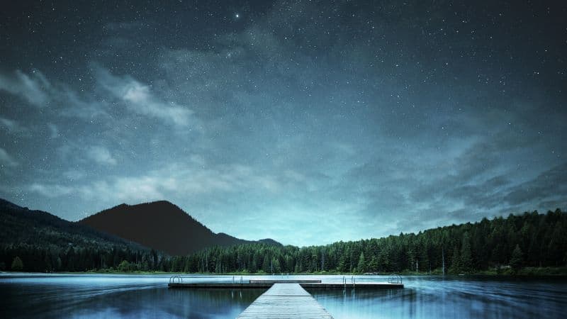 Jetty Lake Wallpaper