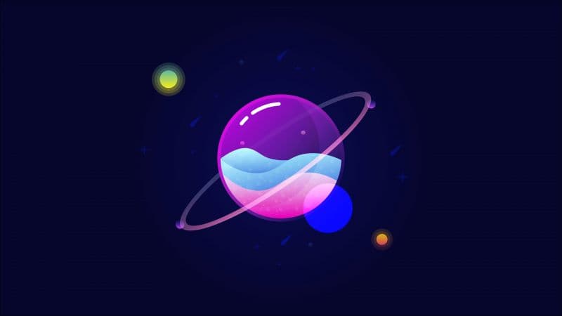 Planets Colorful Wallpaper