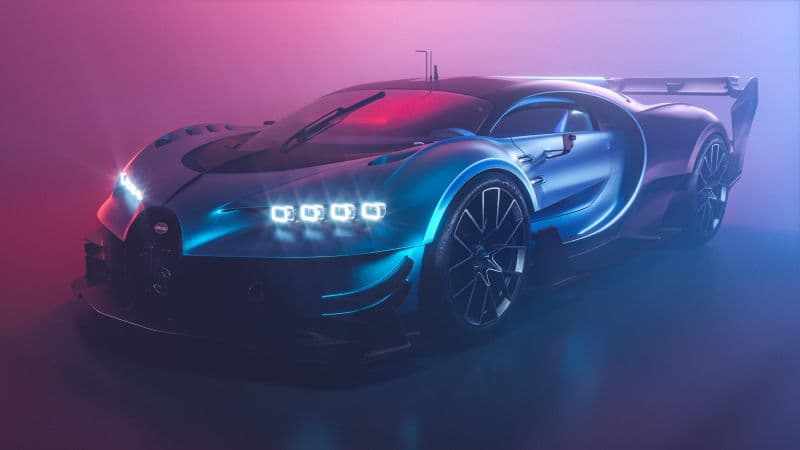 Bugatti Chiron Vision GT Hyper Sports Cars Wallpaper