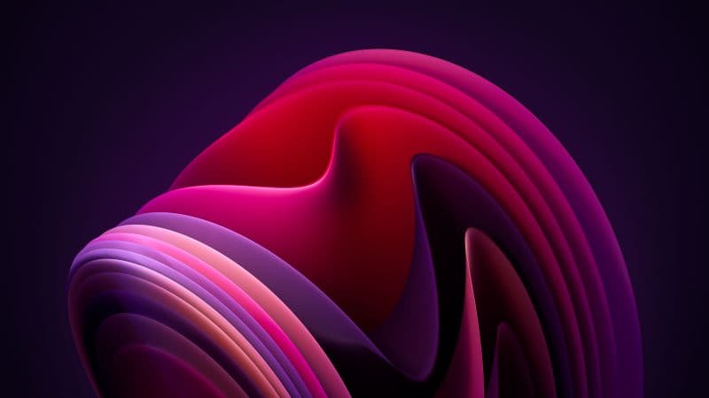 Windows 11 Flow Dark Mode Wallpaper