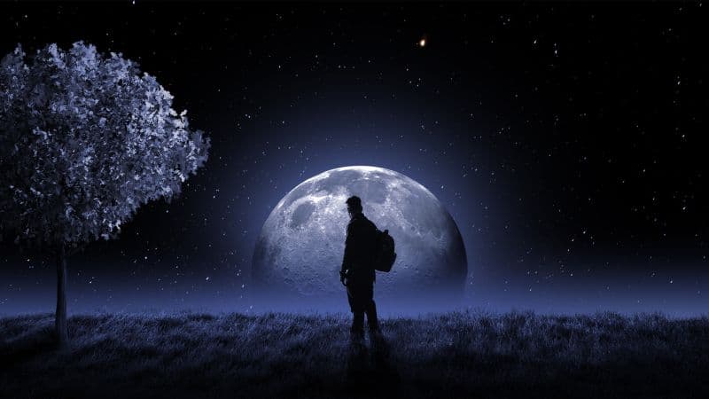 Moon Surreal Wallpaper
