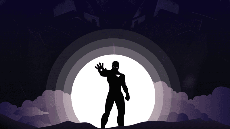 Iron Man Silhouette Wallpaper