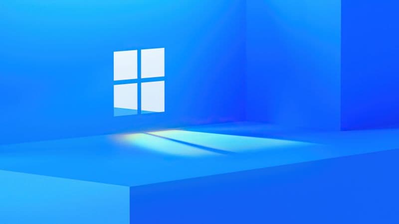Windows 11 Blue Minimal Wallpaper