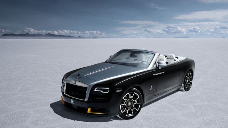 Rolls-Royce Dawn Black Badge 8K Wallpaper