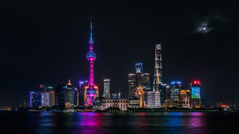 Shanghai City Skyline Wallpaper