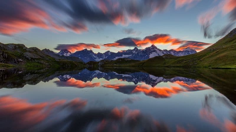 Lacs de Fenêtre Mirror Lake Wallpaper