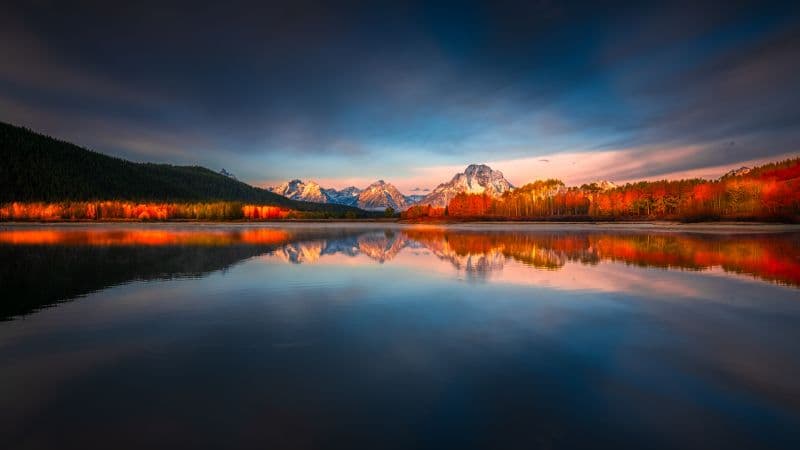 Mount Moran Grand Teton National Park Wallpaper