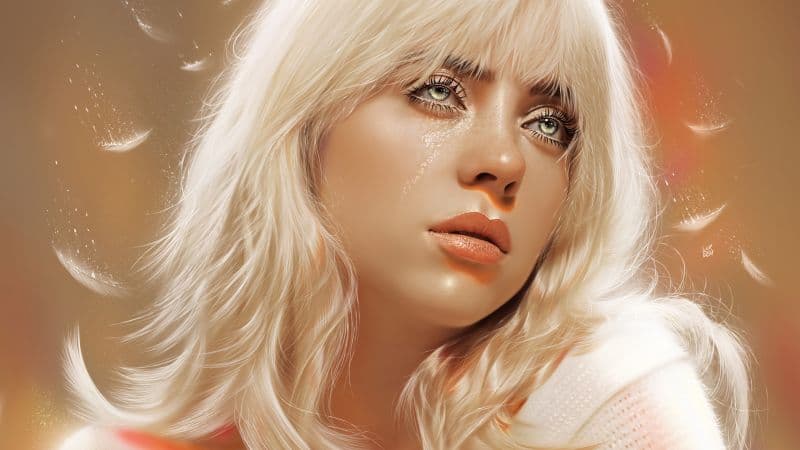 Billie Eilish Artwork Wallpaper