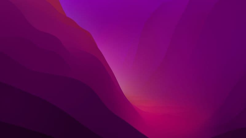 macOS Monterey Pink aesthetic Wallpaper