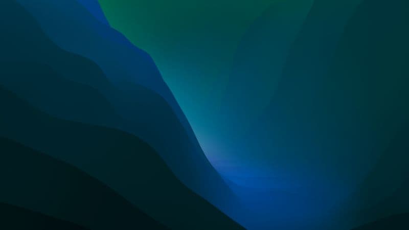 macOS Monterey Green Wallpaper