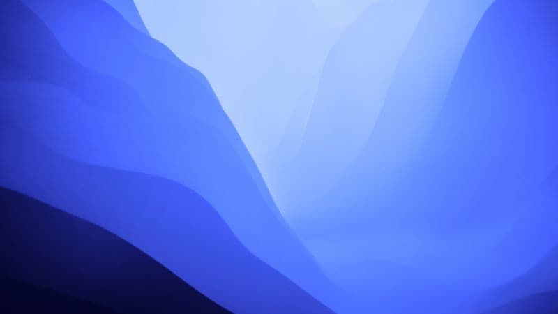 macOS Monterey Light blue Wallpaper